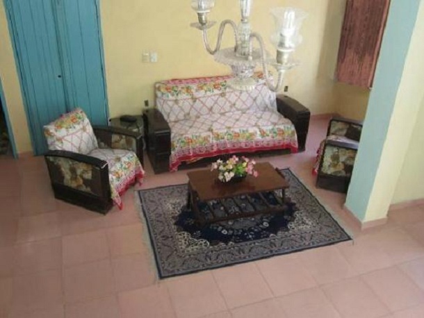 'Living room' Casas particulares are an alternative to hotels in Cuba.